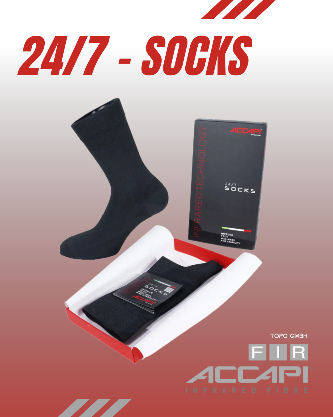 Accapi® FIR 24/7 Crew-Socks