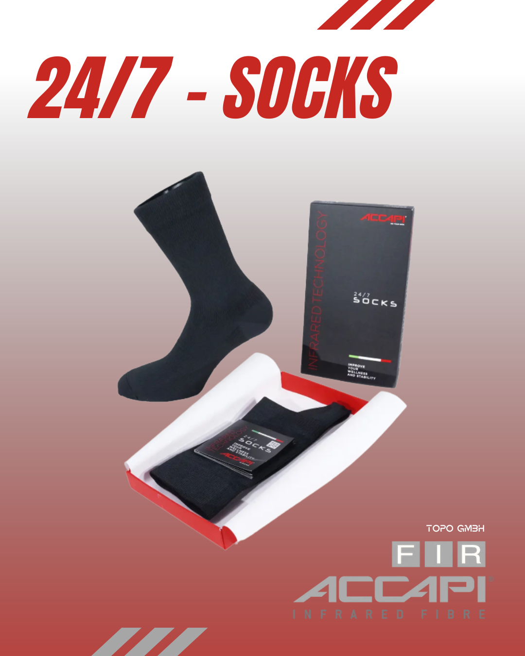 Accapi® FIR 24/7 Crew-Socks